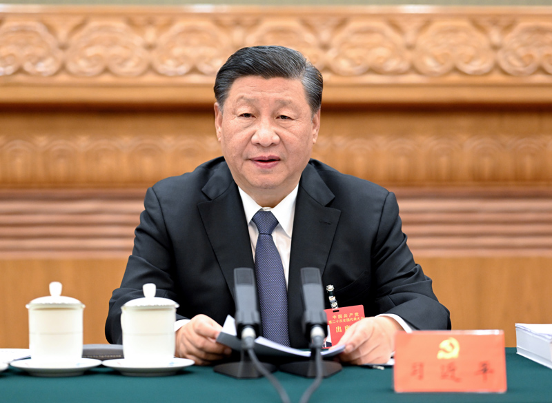 党的二十大主席团举行第二次会议 习近平主持会议(图1)