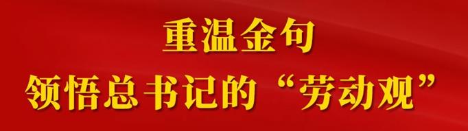 重温金句，领悟总书记的“劳动观”