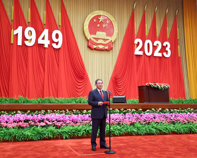 庆祝中华人民共和国成立74周年招待会在京举行 习近平发表重要讲话(图3)