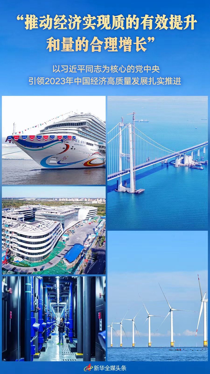 “推动经济实现质的有效提升和量的合理增长”——以习近平同志为核心的党中央引领2023年中国经济高质量发展扎实推进(图1) “推动经济实现质的有效提升和量的合理增长”——以习近平同志为核心的党中央引领2023年中国经济高质量发展扎实推进(图1)