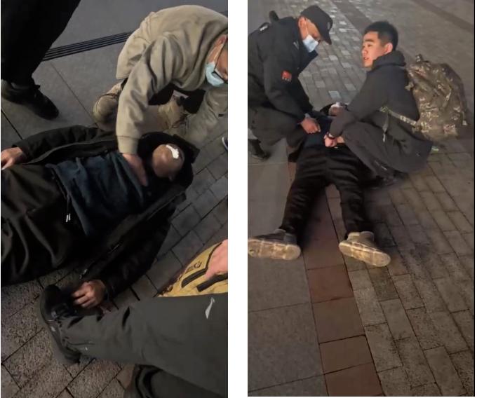 山东00后小伙高铁站上演生死急救,这个退役军人帅爆了(图1) 山东00后小伙高铁站上演生死急救,这个退役军人帅爆了(图1)