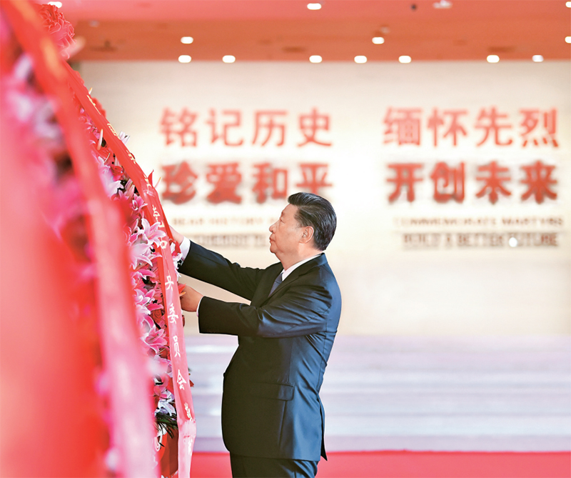 弘扬伟大抗战精神,向着中华民族伟大复兴的光辉彼岸奋勇前进(图3) 弘扬伟大抗战精神,向着中华民族伟大复兴的光辉彼岸奋勇前进(图3)