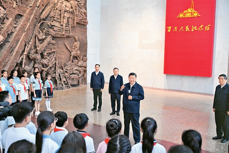 弘扬伟大抗战精神,向着中华民族伟大复兴的光辉彼岸奋勇前进(图5) 弘扬伟大抗战精神,向着中华民族伟大复兴的光辉彼岸奋勇前进(图5)